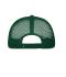 Unisex 5 Panel Polyester Mesh Cap Dark-green 7622