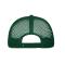 Unisex 5 Panel Polyester Mesh Cap Dark-green 7622