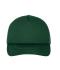 Unisex 5 Panel Polyester Mesh Cap Dark-green 7622