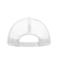 Unisex 5 Panel Polyester Mesh Cap Zwart/wit 7622