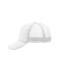 Unisex 5 Panel Polyester Mesh Cap Wit 7622