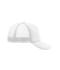 Unisex 5 Panel Polyester Mesh Cap Wit 7622