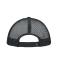 Unisex 5 Panel Polyester Mesh Cap Wit/grafiet 7622