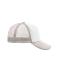 Unisex 5 Panel Polyester Mesh Cap Wit/lichtgrijs 7622