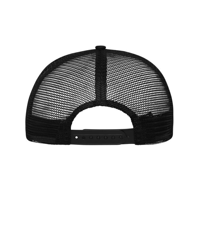 Unisex 5 Panel Polyester Mesh Cap Sun-yellow/black 7622