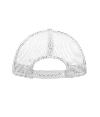 Unisexe Casquette trucker 5 panneaux Rouge/blanc 7622