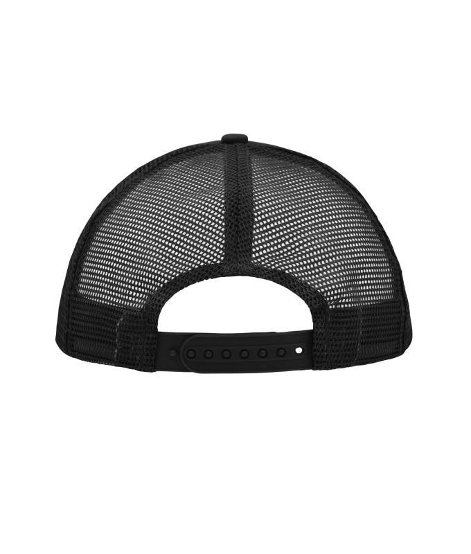 Unisexe Casquette trucker 5 panneaux Blanc/noir 7622