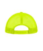 Unisexe Casquette trucker 5 panneaux Blanc/jaune-fluo 7622