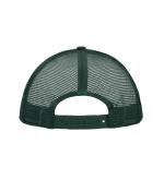 Unisexe Casquette trucker 5 panneaux Blanc/vert-foncé 7622