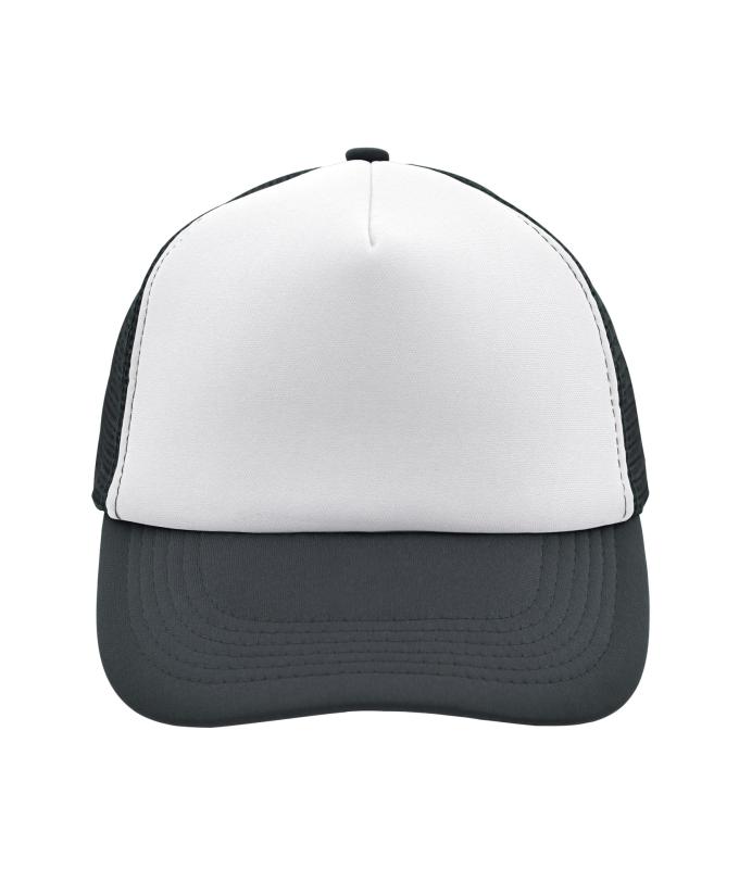 Unisexe Casquette trucker 5 panneaux Blanc/graphite 7622