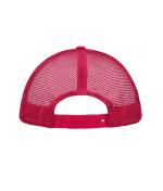 Unisexe Casquette trucker 5 panneaux Blanc/magenta 7622