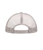 Unisexe Casquette trucker 5 panneaux Blanc/gris-clair 7622