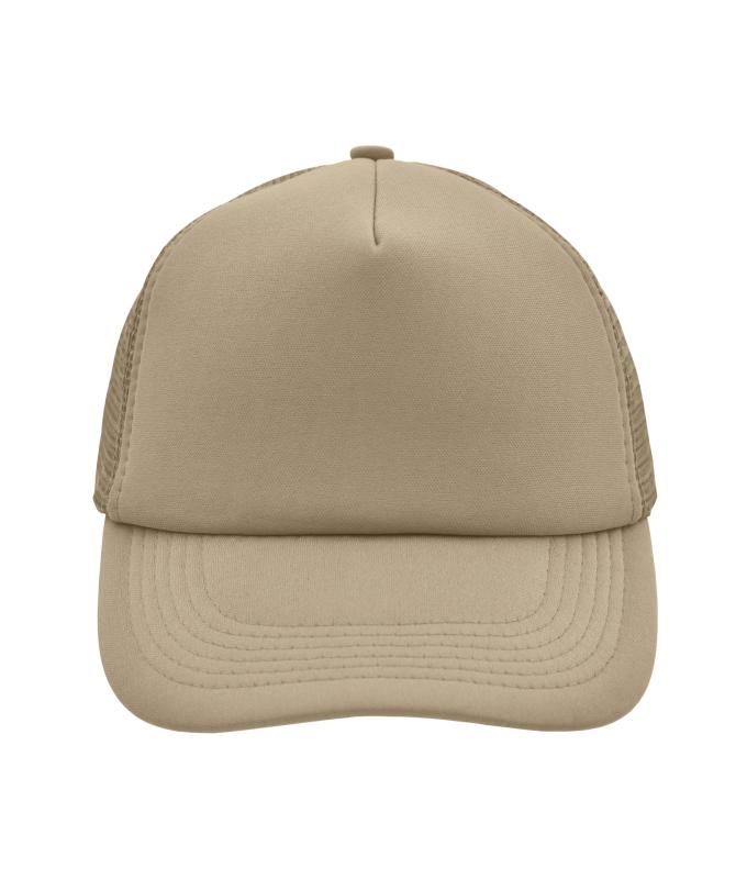 Unisexe Casquette trucker 5 panneaux Kaki 7622