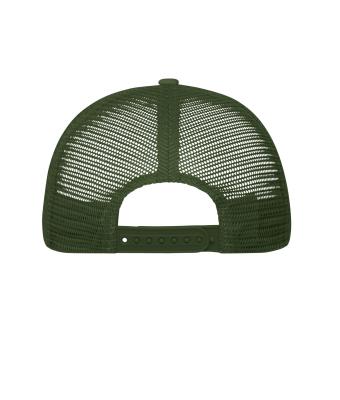 Unisexe Casquette trucker 5 panneaux Olive-foncé 7622