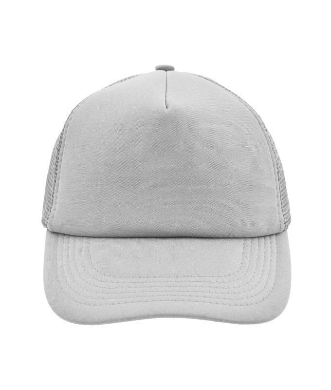 Unisexe Casquette trucker 5 panneaux Gris-clair 7622