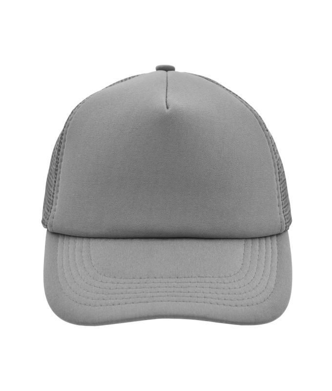 Unisexe Casquette trucker 5 panneaux Gris-foncé 7622