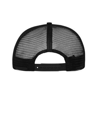 Unisexe Casquette trucker 5 panneaux Gris-foncé/noir 7622
