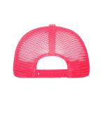 Unisexe Casquette trucker 5 panneaux Noir/néon-rose 7622