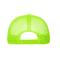 Unisexe Casquette trucker 5 panneaux Noir/néon jaune 7622