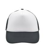 Unisexe Casquette trucker 5 panneaux Blanc/graphite 7622