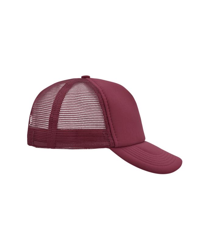 Unisexe Casquette trucker 5 panneaux Bourgogne 7622