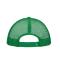 Unisexe Casquette trucker 5 panneaux Blanc/vert-fougère 7622