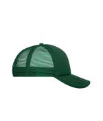 Unisexe Casquette trucker 5 panneaux Vert-foncé 7622