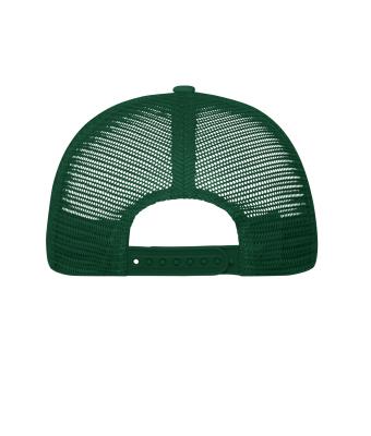 Unisexe Casquette trucker 5 panneaux Vert-foncé 7622