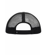 Kinder 5 Panel Polyester Mesh Cap for Kids White/black 7623
