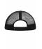 Kinderen 5 Panel Polyester Mesh Cap for Kids Wit/zwart 7623