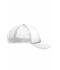 Kinderen 5 Panel Polyester Mesh Cap for Kids Wit/wit 7623