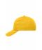 Unisex 6 Panel Cap Heavy Cotton Goudgeel 7642