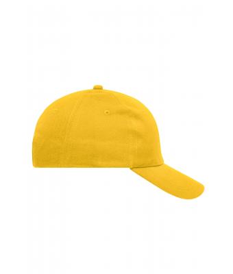 Unisex 6 Panel Cap Heavy Cotton Goudgeel 7642
