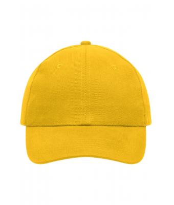 Unisex 6 Panel Cap Heavy Cotton Goudgeel 7642