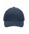 Unisex 6 Panel Cap Heavy Cotton Navy 7642
