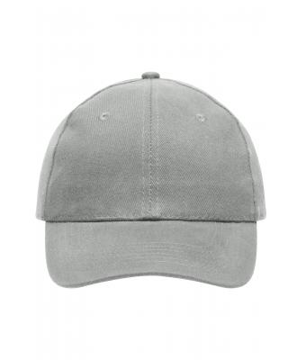 Unisex 6 Panel Cap Heavy Cotton Lichtgrijs 7642