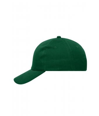 Unisex 6 Panel Cap Heavy Cotton Donkergroen 7642