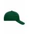Unisex 6 Panel Cap Heavy Cotton Donkergroen 7642