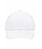 Unisex 6 Panel Cap Heavy Cotton Wit 7642
