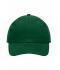 Unisex 6 Panel Cap Heavy Cotton Donkergroen 7642