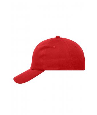 Unisex 6 Panel Cap Heavy Cotton Red 7642