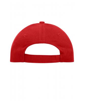 Unisex 6 Panel Cap Heavy Cotton Red 7642