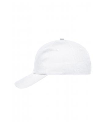 Unisex 6 Panel Cap Heavy Cotton Wit 7642