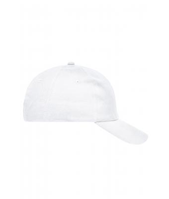Unisex 6 Panel Cap Heavy Cotton Wit 7642