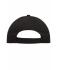 Unisex 6 Panel Cap Heavy Cotton Zwart 7642