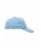 Unisex 5 Panel Cap Heavy Cotton Light-blue 7643
