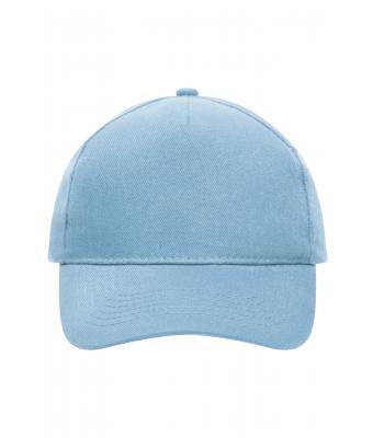 Unisex 5 Panel Cap Heavy Cotton Light-blue 7643