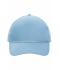 Unisex 5 Panel Cap Heavy Cotton Light-blue 7643