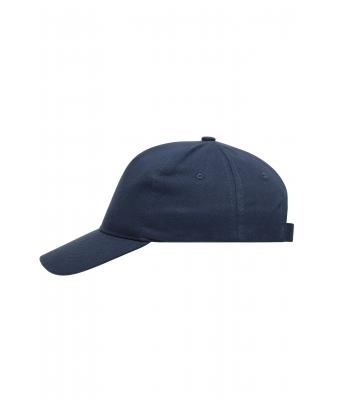 Unisex 5 Panel Cap Heavy Cotton Navy 7643