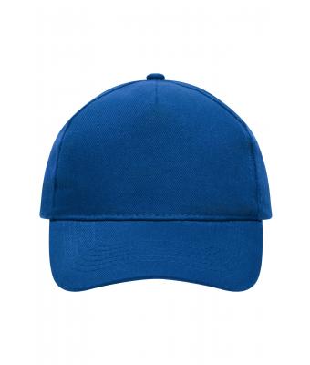 Unisex 5 Panel Cap Heavy Cotton Royal 7643